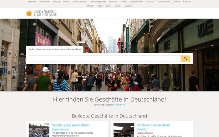 Screenshot of deutscheshoponline.com