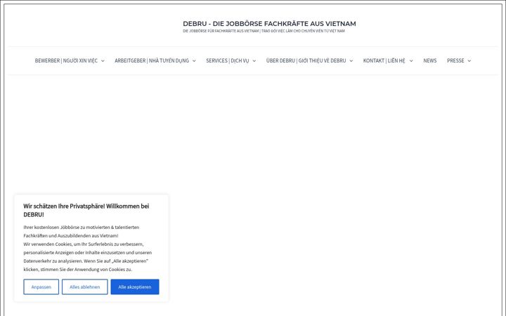 Captură de ecran a deutschland-bruecke.de