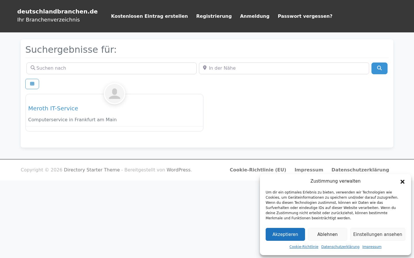 Sutikimo reklamjuostės, rodytos prieš bet kokią sąveiką, ekrano kopija