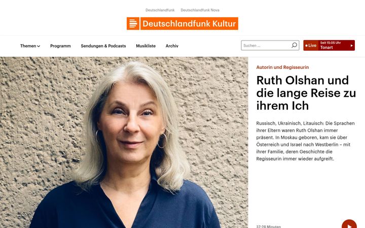 Screenshot of deutschlandradiokultur.de