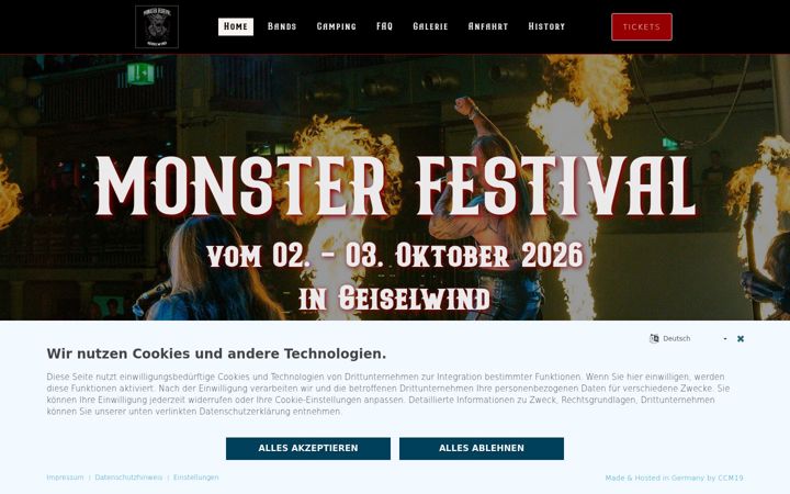 Screenshot of deutschrockmonster.com