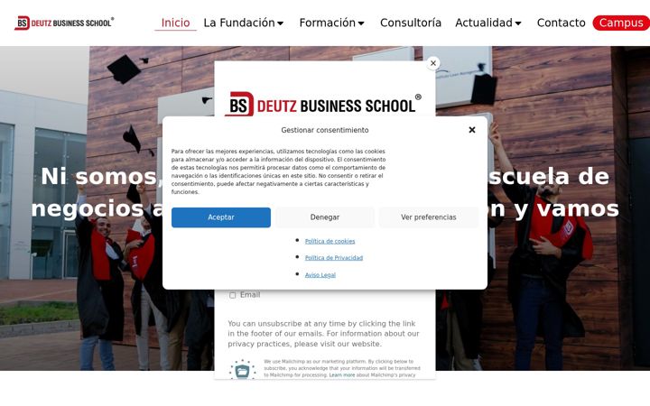 Ekrano kopija deutzbusinessschool.org