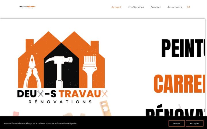 Screenshot του deux-stravaux.fr