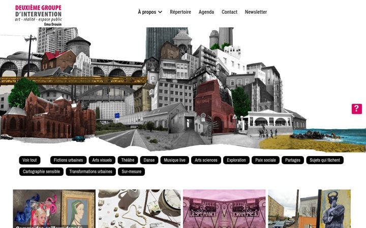 Screenshot of deuxiemegroupe.org