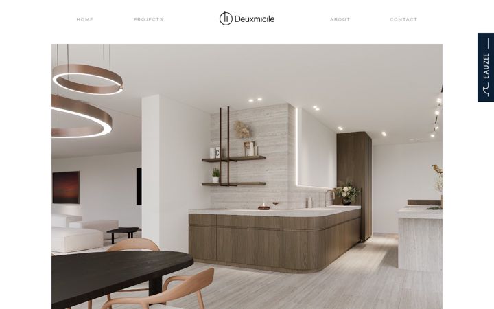 Screenshot of deuxmicile.be