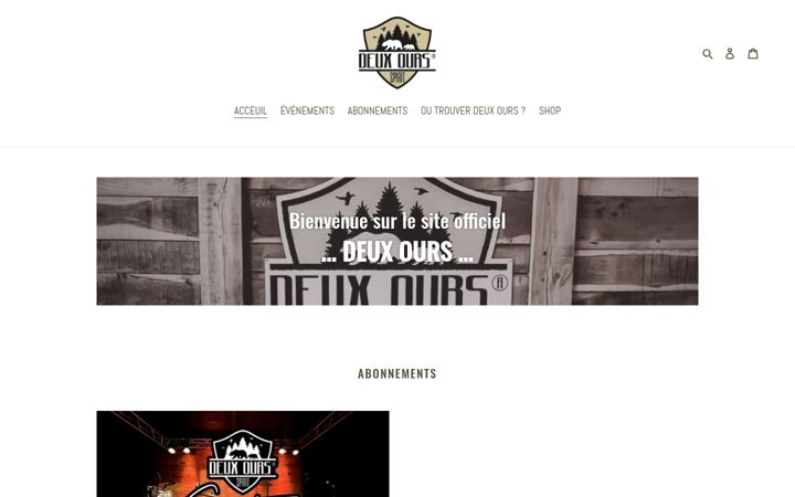 Screenshot of deuxours.be
