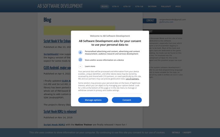 Screenshot of dev-c.com