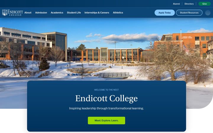 Skjermbilde av dev-cm.endicott.edu