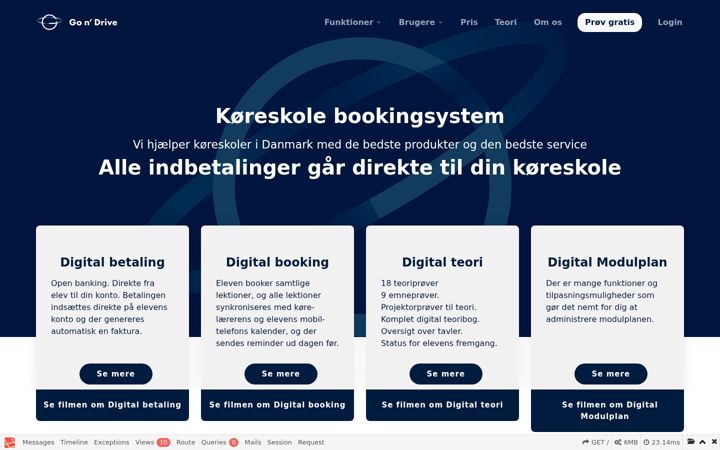 Skjermbilde av dev-gondrive.dk