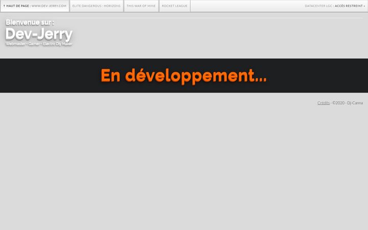 Screenshot of dev-jerry.com