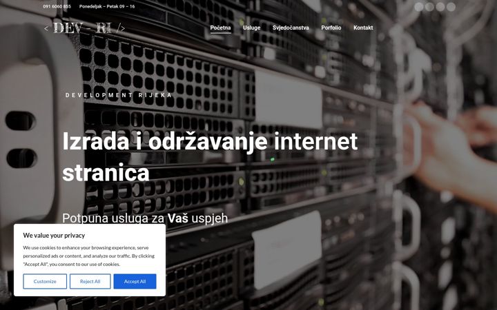 Screenshot of dev-ri.com