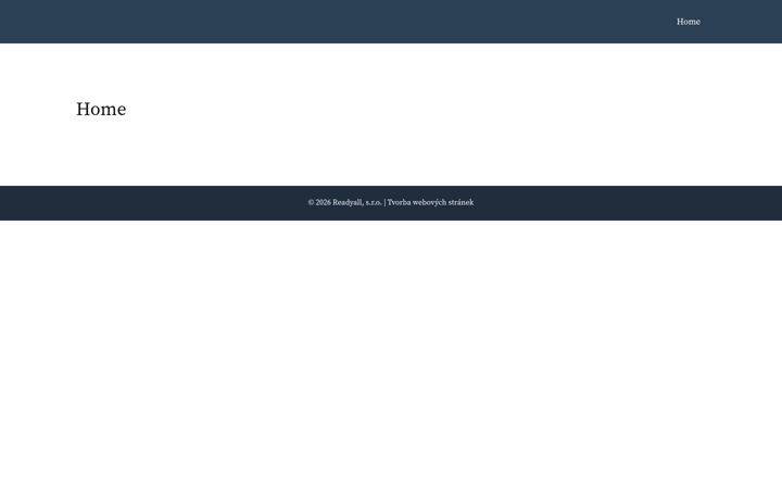 Екранна снимка на dev-web-w2a.cz