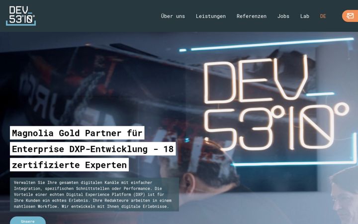 Screenshot von dev5310.com