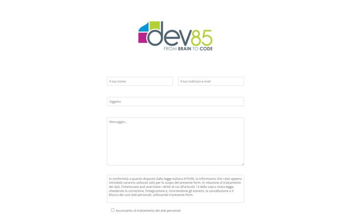 Screenshot of dev85.com