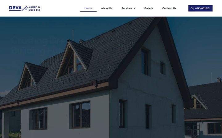 Screenshot of devadesign.co.uk