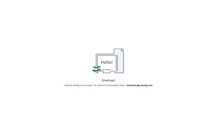 Screenshot of devahy.com