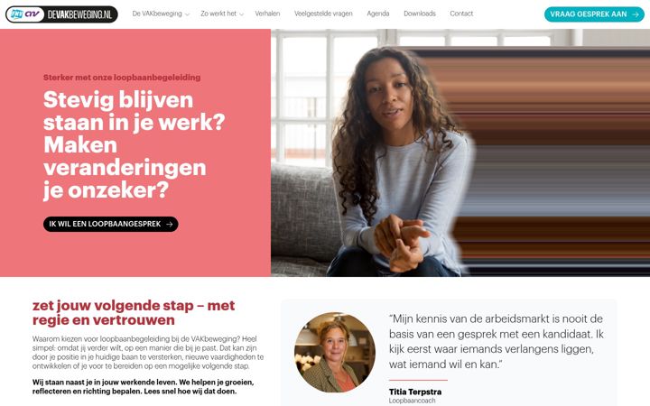 Screenshot of devakbeweging.nl