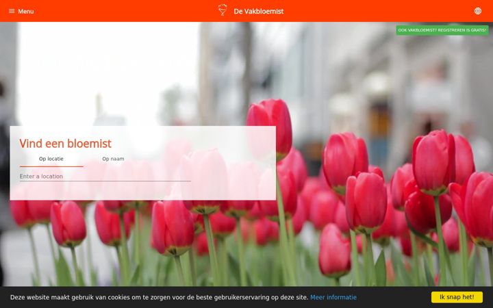 Screenshot of devakbloemist.nl
