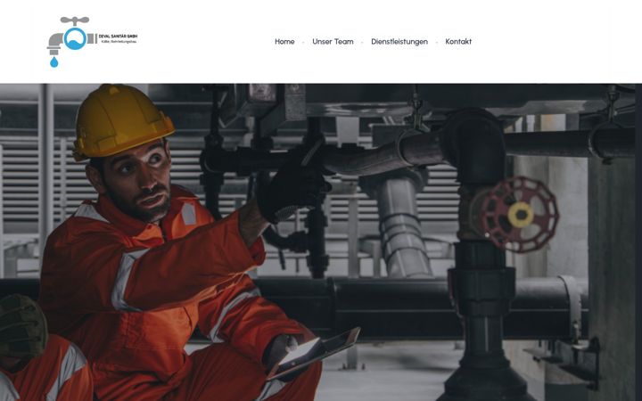 Screenshot of deval-sanitaer.ch
