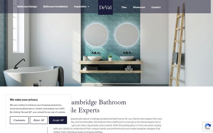Screenshot of devalcambs.com