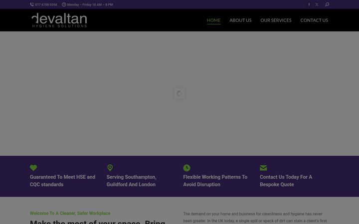 Screenshot of devaltangroup.com