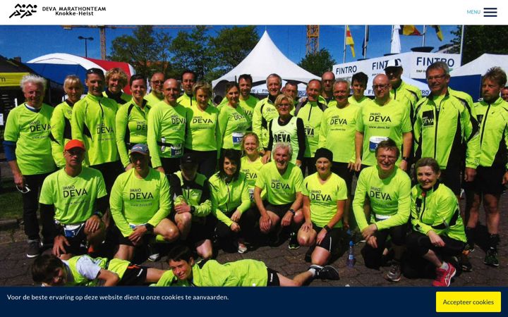 Screenshot of devamarathonteamknokke-heist.be