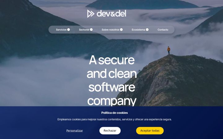 Screenshot of devanddel.com