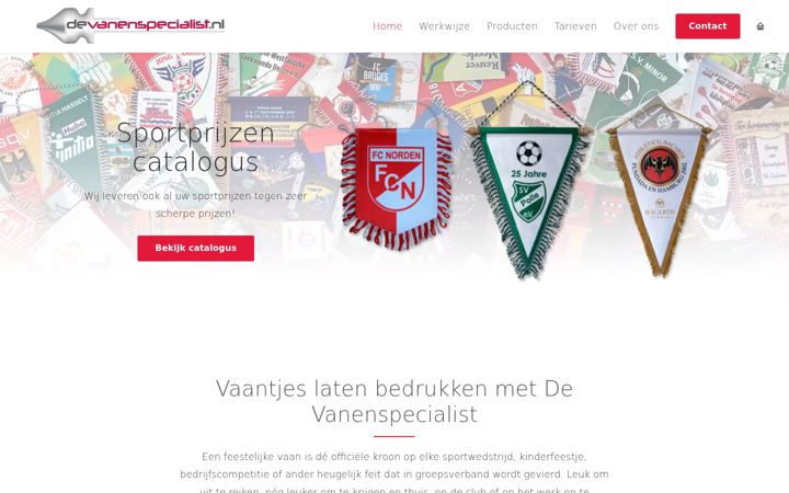 Screenshot of devanenspecialist.nl