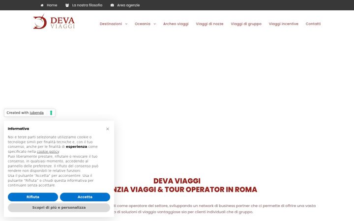 Ekrano kopija devaviaggi.it