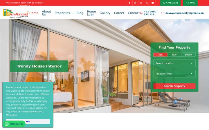 Screenshot of devayoni.com