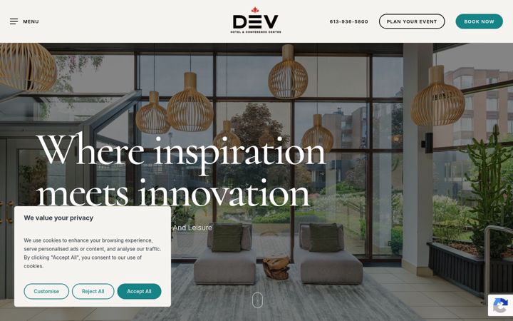 Skärmbild av devcentre.ca
