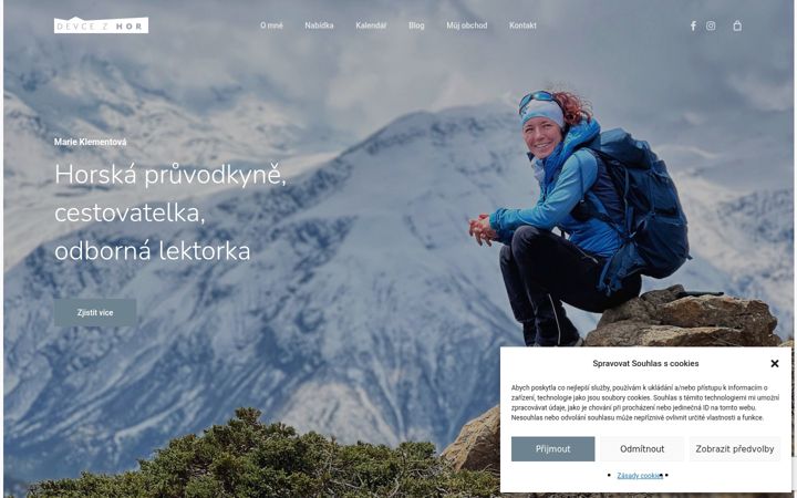 Екранна снимка на devcezhor.cz