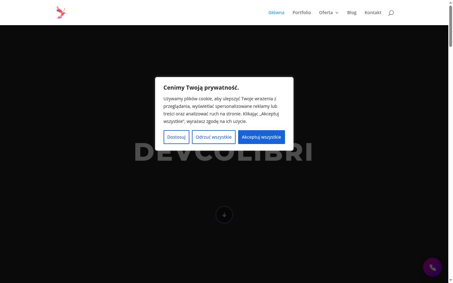 Screenshot tal-banner tal-kunsens muri qabel kwalunkwe interazzjoni