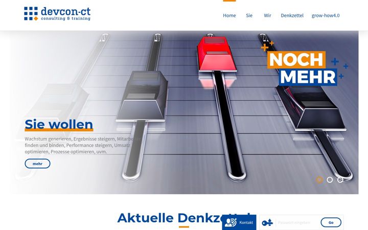 Snímek obrazovky devcon-ct.de
