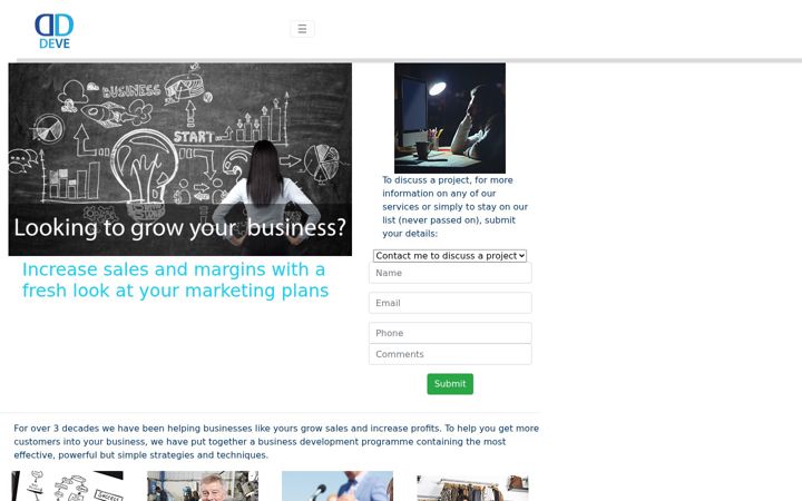 Screenshot of deve.co.uk