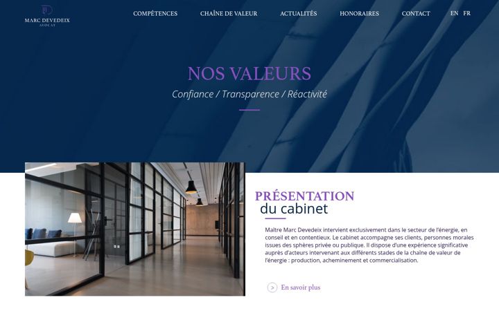 Ekraanipilt saidist devedeix-avocat.fr