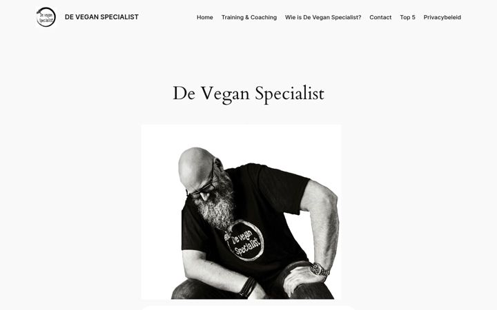 Képernyőkép: deveganspecialist.nl