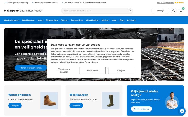 Képernyőkép: deveiligheidsschoen.nl