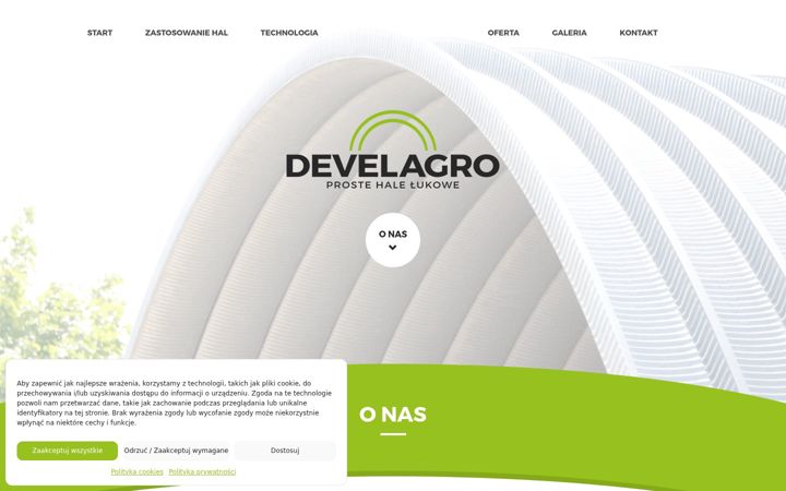 Screenshot ta' develagro.pl