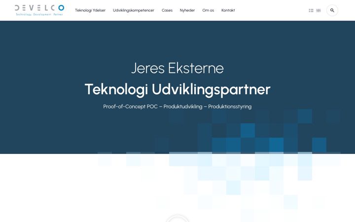 Screenshot of develco.dk