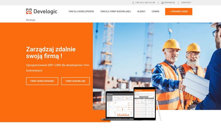 Screenshot ta' develogic.pl