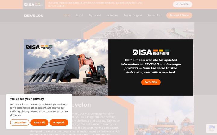 Screenshot di develonsa.co.za