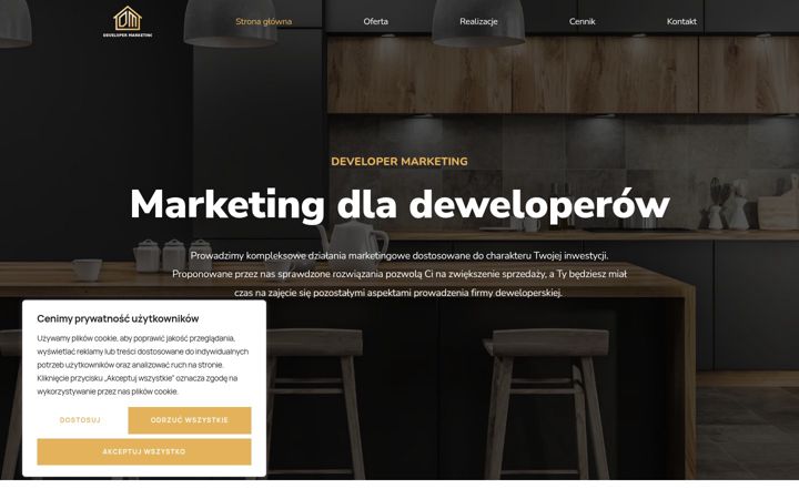 Screenshot ta' developermarketing.pl