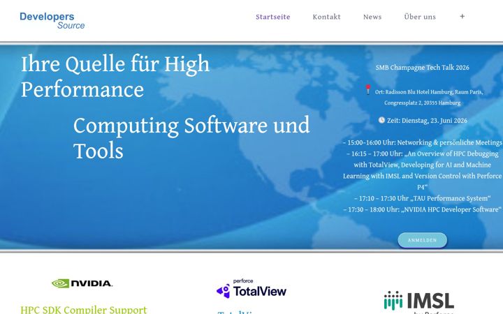 Screenshot of developers-source.de