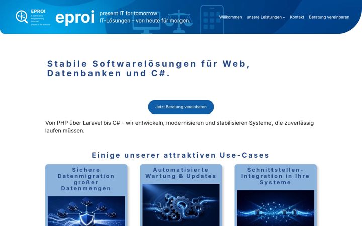 Screenshot of developier.de