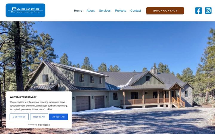 Screenshot of developingaz.com