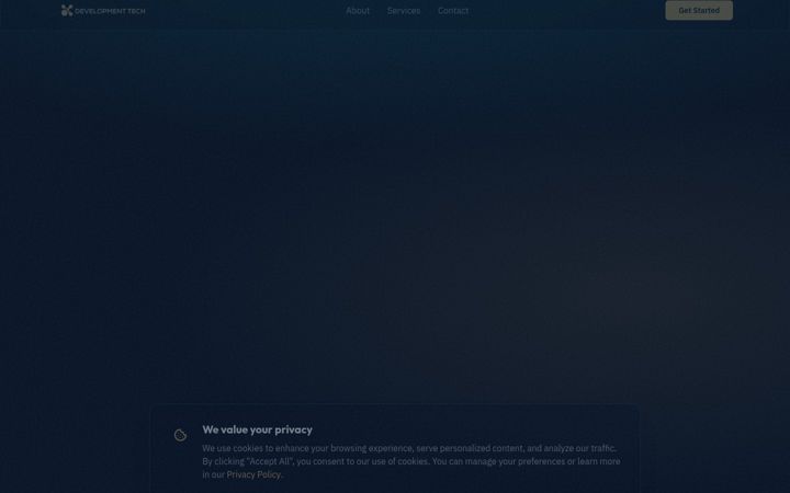 Screenshot of development-tech.com