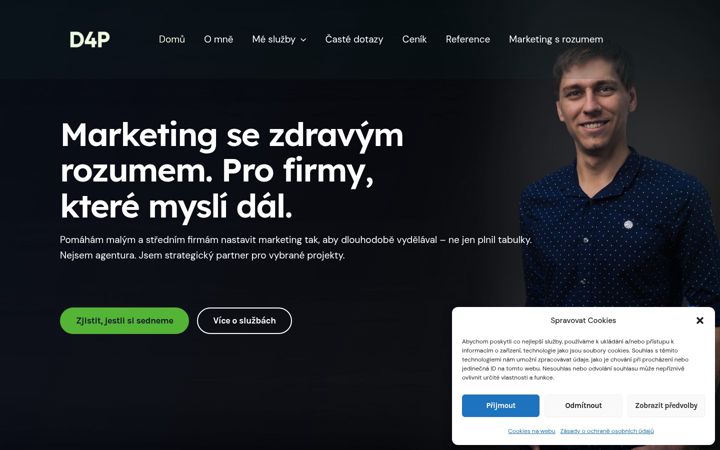 Екранна снимка на development4project.cz