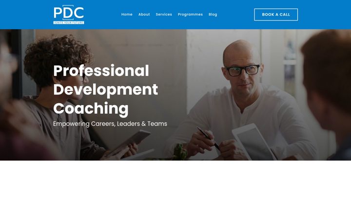 Screenshot von developmentcoach.co.uk