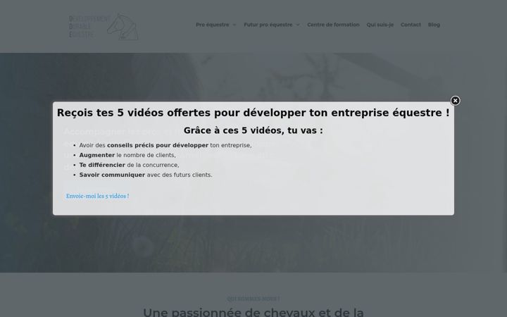 Screenshot of developpement-durable-equestre.com